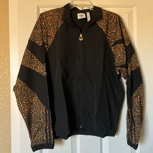 ADIDAS SPRT ANIMAL PRINT SHARK WOVEN TRACK JACKET - Size S